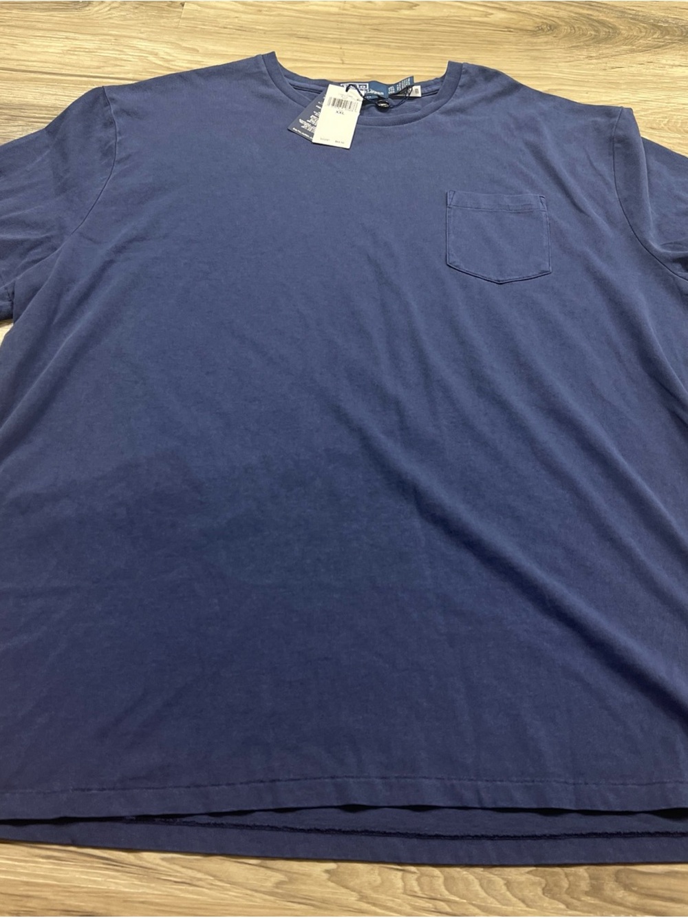 Polo Ralph Lauren Classic Fit Pocket T-Shirt Navy Blue Mens 2XL 710893442004 $70